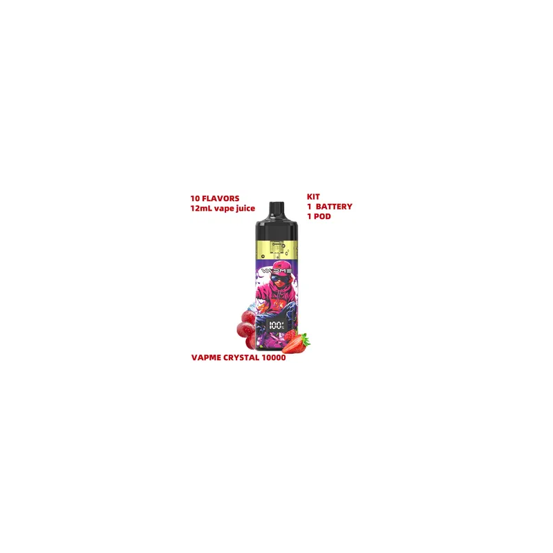 PUFF VAPME CRYSTAL 10K FRAISE RAISIN