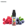 e-liquide tornado myrtille , framboise acidulée